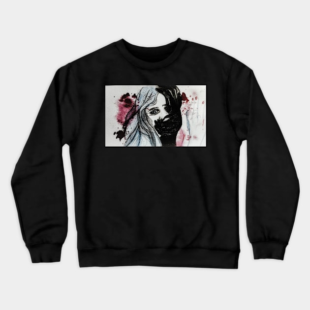 Fear Crewneck Sweatshirt by teenamarie23art